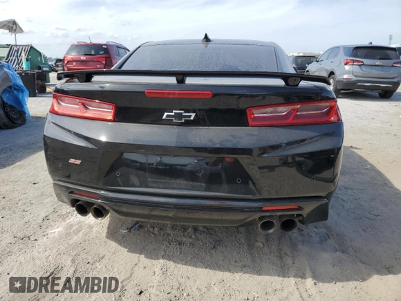 2018 Chevrolet Camaro 2SS with VIN 1G1FH1R76J0132649, listed as a Copart auction lot 55040715 with 86,058 mi miles and Salvage title. Bid and sale history available at DreamBid. Image 6.