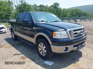2008 Ford F-150 XLT z VIN 1FTPW14508KC74677, wystawiony jako IAAI lot #42494216 z przebiegiem 187 512 mil mil oraz . Historia ofert i sprzedaży dostępna na DreamBid. Obrazek 1.