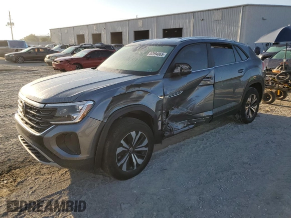 2024 Volkswagen Atlas SE with VIN 1V2DE2CA1RC203346, listed as a Copart auction lot 52594865 with Not provided miles and Salvage title. Bid and sale history available at DreamBid. Image 1.