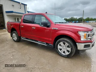 2020 Ford F-150 XL with VIN 1FTEW1E58LFB80912, listed as a Copart auction lot 65170605 with 75,815 mi miles and Salvage title. Bid and sale history available at DreamBid. Image 4.
