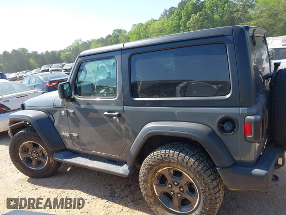 2020 Jeep Wrangler Sport S with VIN 1C4GJXAN5LW146068, listed as a IAAI auction lot 42071619 with 51,238 mi miles and . Bid and sale history available at DreamBid. Image 14.
