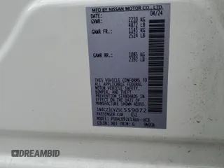 2025 Nissan LEAF SV Plus with VIN 1N4CZ1CV2SC559072, listed as a Copart auction lot 88994255 with 2,929 mi miles and Salvage Title. Bid and sale history available at carsss.com. Image 14.