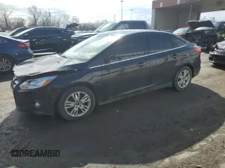 2012 Ford Focus SEL with VIN 1FAHP3H20CL329098, listed as a Copart auction lot 46990485 with 131,783 mi miles and Salvage Title. Bid and sale history available at carsss.com. Image 1.
