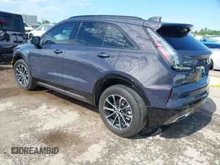 2024 Cadillac XT4 FWD Sport with VIN 1GYFZER40RF226384, listed as a IAAI auction lot 42220804 with 8,743 mi miles and . Bid and sale history available at DreamBid. Image 3.