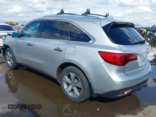 2014 Acura MDX with VIN 5FRYD4H23EB019945, listed as a IAAI auction lot 41775061 with 165,750 mi miles. Bid and sale history available at carsss.com. Image 3.