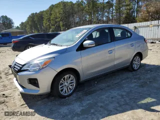 2023 Mitsubishi Mirage G4 SE with VIN ML32FVFJ3PHF02927, listed as a Copart auction lot 46159955 with 35,432 mi miles and Salvage Title. Bid and sale history available at carsss.com. Image 1.