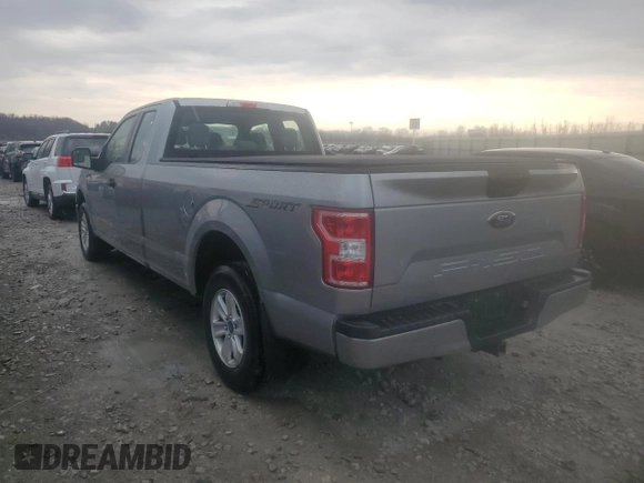 2020 Ford F-150 XL with VIN 1FTEX1C52LKE37506, listed as a Copart auction lot 50596575 with 75,648 mi miles and Salvage Title. Bid and sale history available at DreamBid. Image 2.