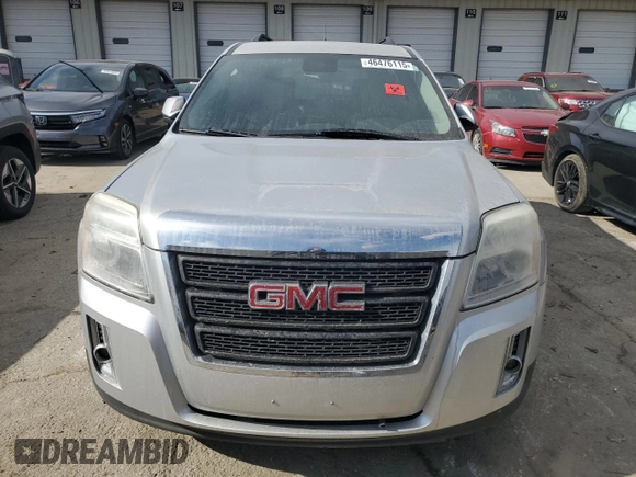 2012 GMC Terrain SLT-1 with VIN 2GKALUEK0C6169321, listed as a Copart auction lot 46476115 with 176,616 mi miles and Salvage Title. Bid and sale history available at DreamBid. Image 5.