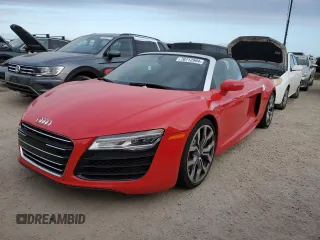 2014 Audi R8 z VIN WUAVNAFG9EN000206, wystawiony jako Copart lot #76712994 z przebiegiem Nie podano mil oraz Nie do naprawy. Historia ofert i sprzedaży dostępna na DreamBid. Obrazek 1.