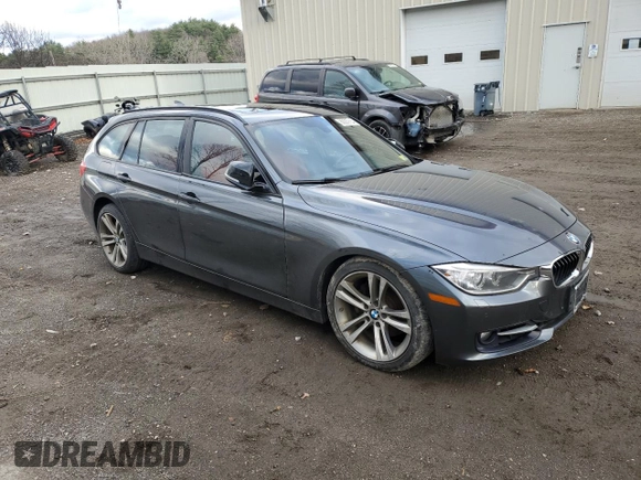 2014 BMW 3 Series 328i xDrive with VIN WBA3G7C53EKN36281, listed as a Copart auction lot 80059184 with 106,087 mi miles and Salvage Title. Bid and sale history available at carsss.com. Image 4.
