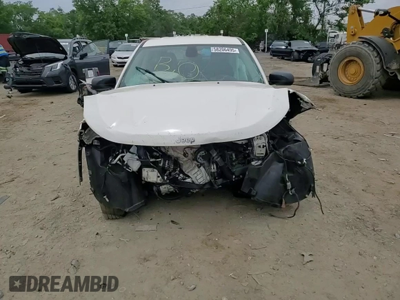 2018 Jeep Compass Sport with VIN 3C4NJCABXJT408515, listed as a Copart auction lot 58206495 with Not provided miles and Salvage title. Bid and sale history available at DreamBid. Image 14.