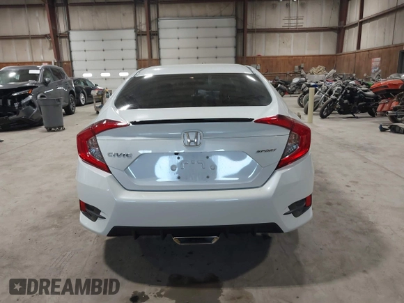 2020 Honda Civic Sedan Sport with VIN 2HGFC2F85LH600878, listed as a IAAI auction lot 41674600 with 30,143 mi miles. Bid and sale history available at carsss.com. Image 16.