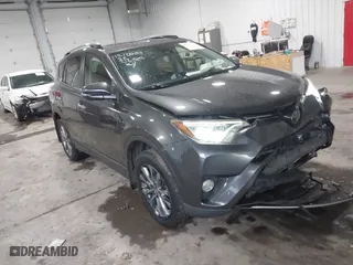 2018 Toyota RAV4 Limited with VIN JTMDFREV7JJ212799, listed as a IAAI auction lot 41202854 with 120,705 mi miles. Bid and sale history available at carsss.com. Image 1.