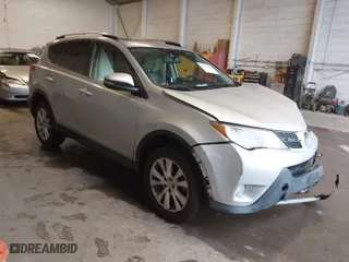 2015 Toyota RAV4 Limited with VIN JTMDFREV9FJ039553, listed as a IAAI auction lot 41975600 with 118,859 mi miles. Bid and sale history available at carsss.com. Image 1.