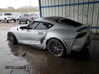 2020 Toyota Supra 3.0 with VIN WZ1DB4C06LW031027, listed as a Copart auction lot 55743535 with Not provided miles and Salvage title. Bid and sale history available at DreamBid. Image 2.