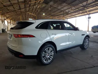 2018 Jaguar F-Pace 35t Prestige with VIN SADCK2EV9JA247055, listed as a Copart auction lot 71807684 with 91,556 mi miles and Salvage title. Bid and sale history available at DreamBid. Image 3.