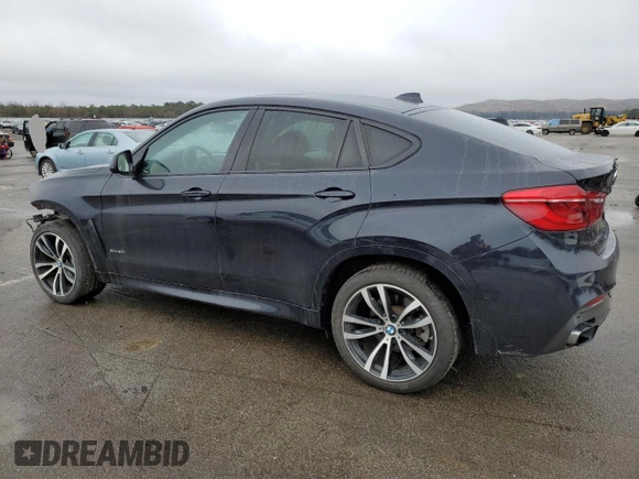 2018 BMW X6 xDrive50i with VIN 5UXKU6C51J0Z66610, listed as a Copart auction lot 39656954 with 48,217 mi miles and Non Repairable. Bid and sale history available at carsss.com. Image 2.