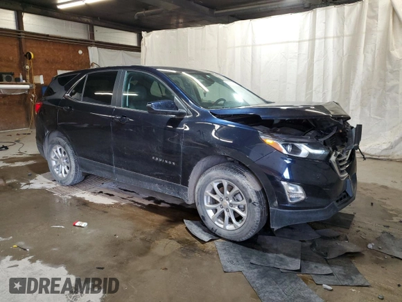 2021 Chevrolet Equinox LT with VIN 3GNAXUEV6MS124002, listed as a Copart auction lot 56940435 with 107,259 mi miles and Salvage title. Bid and sale history available at DreamBid. Image 4.