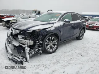 2020 Lexus RX with VIN 2T2HGMDA6LC053459, listed as a Copart auction lot 43967805 with 59,381 mi miles and Salvage Title. Bid and sale history available at carsss.com. Image 1.