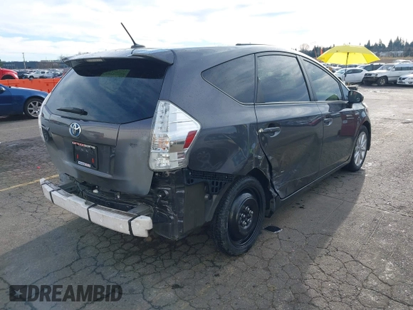 2014 Toyota Prius Two with VIN JTDZN3EU7EJ000925, listed as a IAAI auction lot 41242260 with 109,388 mi miles and . Bid and sale history available at DreamBid. Image 4.