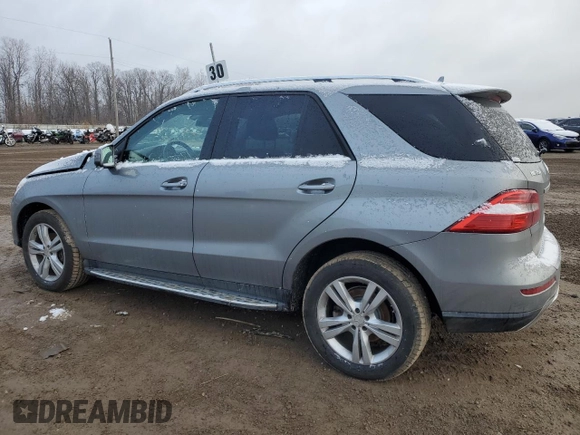 2014 Mercedes-Benz M 350 with VIN 4JGDA5HB0EA350615, listed as a Copart auction lot 85303364 with Not Provided miles and Non Repairable. Bid and sale history available at DreamBid. Image 2.