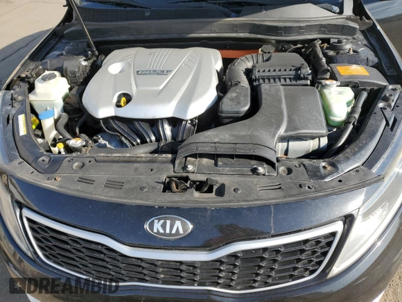 2012 Kia Optima Hybrid with VIN KNAGM4AD7C5024862, listed as a Copart auction lot 53484245 with 132,583 mi miles and Salvage Title. Bid and sale history available at carsss.com. Image 11.