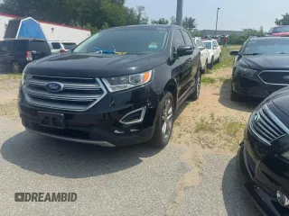 2017 Ford Edge Titanium z VIN 2FMPK3K96HBB28917, wystawiony jako Copart lot #61081095 z przebiegiem 156 447 mil mil oraz Czysty tytuł • Clean title. Historia ofert i sprzedaży dostępna na DreamBid. Obrazek 2.