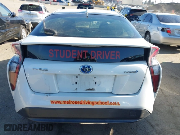 2016 Toyota Prius Two with VIN JTDKBRFUXG3001716, listed as a IAAI auction lot 42009763 with 177,132 mi miles and . Bid and sale history available at carsss.com. Image 16.