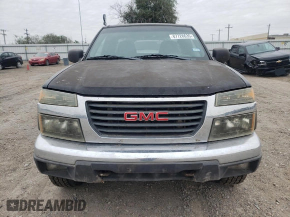 2005 GMC Canyon SLE Z71 with VIN 1GTDS196X58242957, listed as a Copart auction lot 87728635 with 206,977 mi miles and Salvage Title. Bid and sale history available at carsss.com. Image 5.