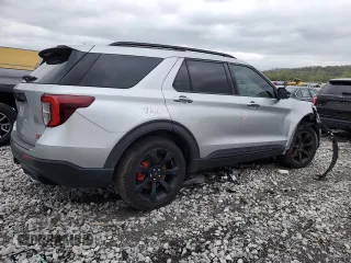 2020 Ford Explorer ST with VIN 1FM5K8GC7LGD16792, listed as a Copart auction lot 53355285 with 47,263 mi miles and Salvage Title. Bid and sale history available at DreamBid. Image 3.
