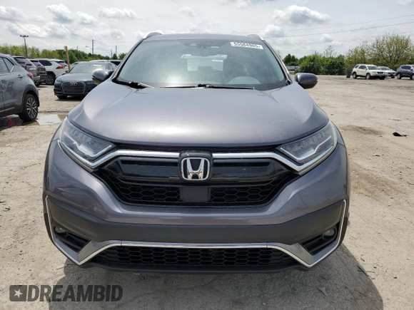 2022 Honda CR-V Touring with VIN 2HKRW2H92NH647904, listed as a Copart auction lot 55584905 with 89,911 mi miles and Salvage title. Bid and sale history available at DreamBid. Image 5.