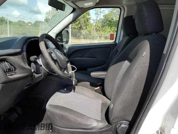 2016 Ram ProMaster City Cargo Tradesman with VIN ZFBERFAT0G6B52042, listed as a Copart auction lot 61444835 with 143,723 mi miles and Salvage title. Bid and sale history available at DreamBid. Image 7.