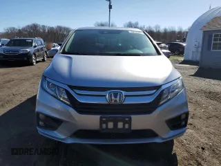 2018 Honda Odyssey EX-L with VIN 5FNRL6H79JB054306, listed as a Copart auction lot 49674955 with 92,157 mi miles and Salvage Title. Bid and sale history available at carsss.com. Image 5.