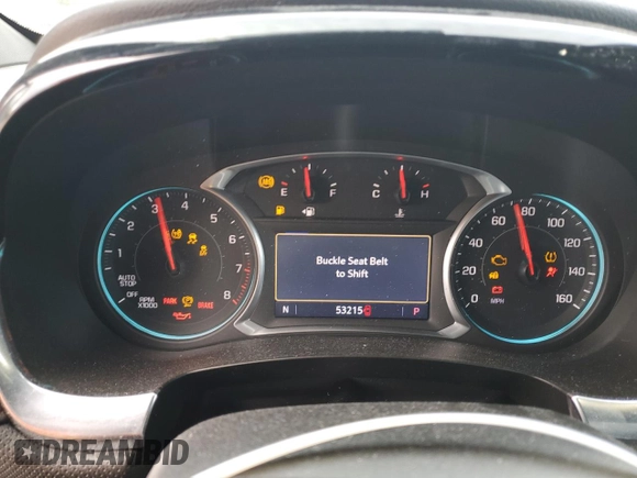 2022 Chevrolet Traverse RS with VIN 1GNERJKW6NJ130246, listed as a Copart auction lot 45039085 with 53,215 mi miles and Salvage title. Bid and sale history available at DreamBid. Image 9.