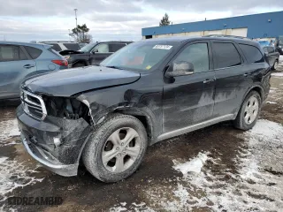2014 Dodge Durango Limited with VIN 1C4SDJDT0EC549064, listed as a Copart auction lot 83737124 with 198,451 mi miles and Clean Title. Bid and sale history available at carsss.com. Image 1.