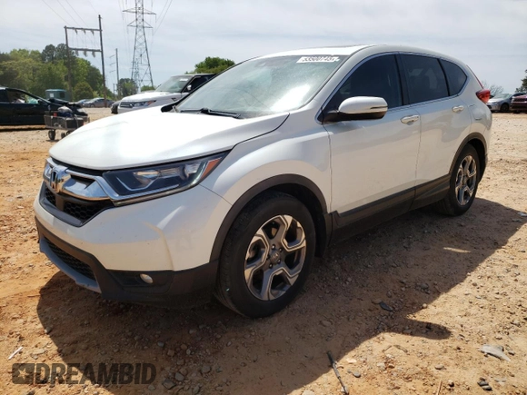 2018 Honda CR-V EX-L with VIN 2HKRW1H84JH518798, listed as a Copart auction lot 53500745 with 131,475 mi miles and Salvage Title. Bid and sale history available at DreamBid. Image 1.