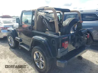 2002 Jeep Wrangler Sahara with VIN 1J4FA59S62P722411, listed as a Copart auction lot 74080364 with 0 mi miles and Non Repairable. Bid and sale history available at carsss.com. Image 2.