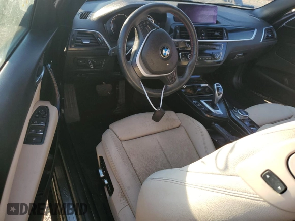 2019 BMW 2 Series 230i with VIN WBA2M7C57K7D33514, listed as a Copart auction lot 73794664 with 0 mi miles and Non Repairable. Bid and sale history available at carsss.com. Image 8.