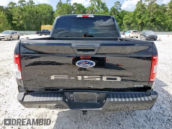 2020 Ford F-150 XL with VIN 1FTEW1CP2LKE78545, listed as a Copart auction lot 59577415 with 110,876 mi miles and Salvage title. Bid and sale history available at DreamBid. Image 6.