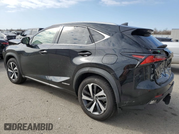 2021 Lexus NX with VIN JTJGJRDZ4M5010741, listed as a Copart auction lot 46363515 with 69,223 mi miles and Salvage Title. Bid and sale history available at carsss.com. Image 2.