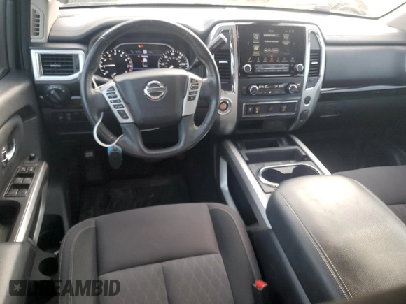 2020 Nissan Titan Platinum Reserve with VIN 1N6AA1EFXLN505021, listed as a Copart auction lot 41728575 with 64,623 mi miles and Salvage title. Bid and sale history available at DreamBid. Image 8.