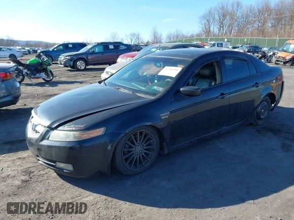 2005 Acura TL with VIN 19UUA66215A063184, listed as a IAAI auction lot 41709951 with 214,200 mi miles. Bid and sale history available at carsss.com. Image 2.