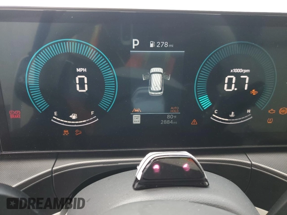 2025 Hyundai Santa Fe SEL z VIN 5NMP24GL5SH114787, wystawiony jako Copart lot #57033265 z przebiegiem 2 884 mil mil oraz Nie do naprawy • Non repairable. Historia ofert i sprzedaży dostępna na DreamBid. Obrazek 9.