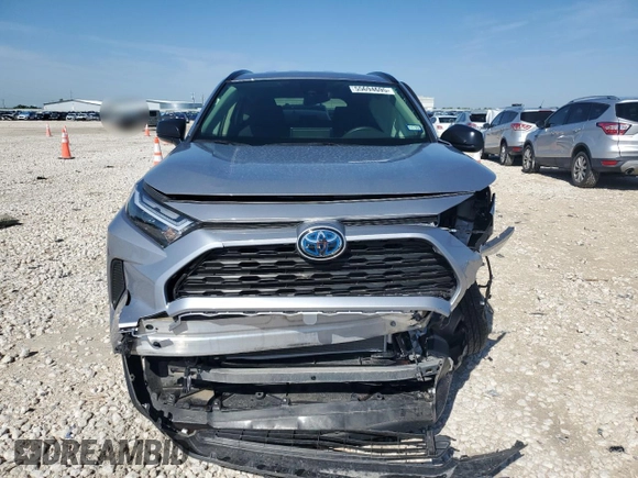 2023 Toyota RAV4 Hybrid LE with VIN JTMLWRFV0PD207803, listed as a Copart auction lot 55694695 with 13,198 mi miles and Salvage title. Bid and sale history available at DreamBid. Image 5.