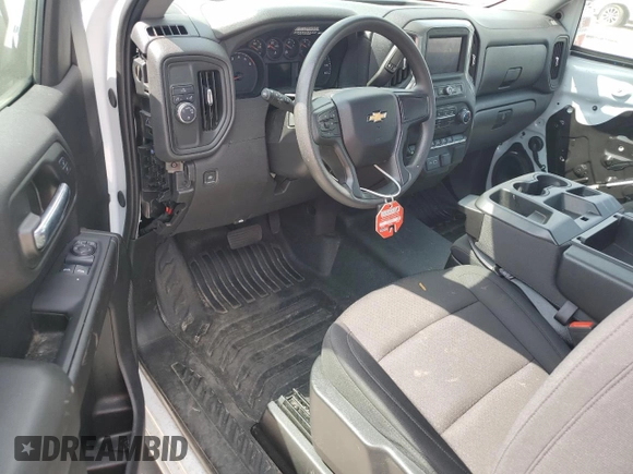 2024 Chevrolet Silverado 1500 Work Truck with VIN 3GCNAAEDXRG386732, listed as a Copart auction lot 50420555 with 0 mi miles and Clean Title. Bid and sale history available at carsss.com. Image 8.