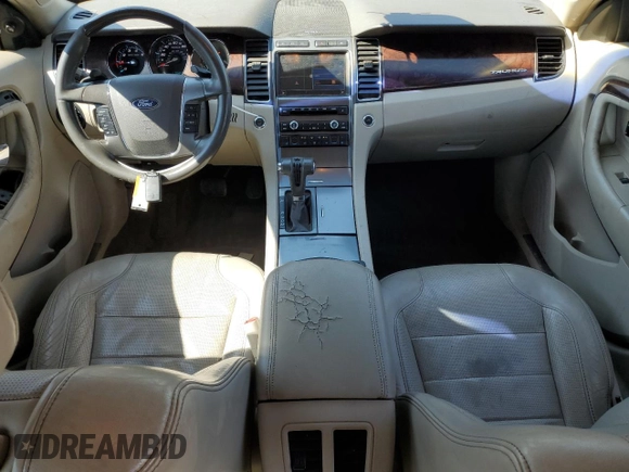 2011 Ford Taurus Limited with VIN 1FAHP2FW6BG142472, listed as a Copart auction lot 58534985 with 154,984 mi miles and Salvage title. Bid and sale history available at DreamBid. Image 8.