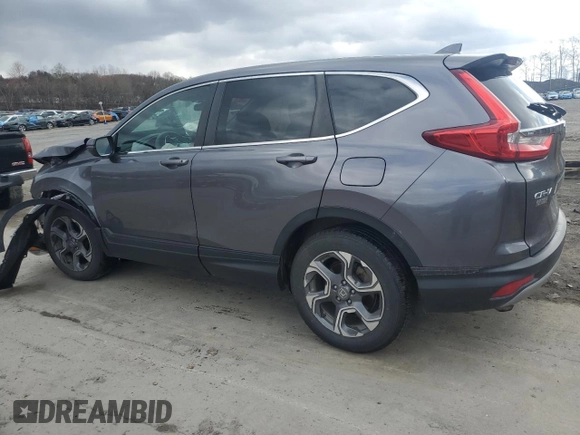 2018 Honda CR-V EX with VIN 7FARW2H57JE105434, listed as a Copart auction lot 52340845 with Not Provided miles and Salvage Title. Bid and sale history available at DreamBid. Image 2.