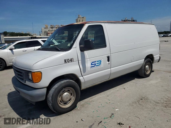 2006 Ford Econoline Cargo with VIN 1FTRE14L66HA70874, listed as a Copart auction lot 64770695 with 169,899 mi miles and Clean title. Bid and sale history available at DreamBid. Image 1.