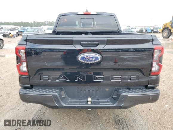 2024 Ford Ranger XLT with VIN 1FTER4GH8RLE27713, listed as a Copart auction lot 54061055 with 11,563 mi miles and Salvage Title. Bid and sale history available at carsss.com. Image 6.