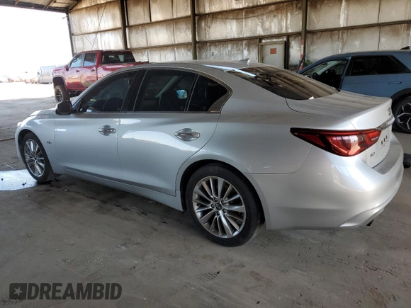 2018 Infiniti Q50 3.0t LUXE with VIN JN1EV7AR5JM441830, listed as a Copart auction lot 54801065 with 126,555 mi miles and Clean Title. Bid and sale history available at carsss.com. Image 2.